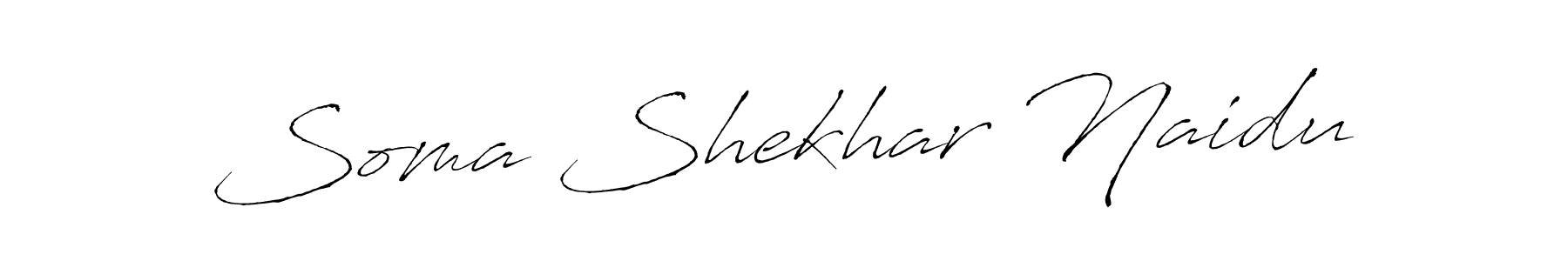 Similarly Antro_Vectra is the best handwritten signature design. Signature creator online .You can use it as an online autograph creator for name Soma Shekhar Naidu. Soma Shekhar Naidu signature style 6 images and pictures png