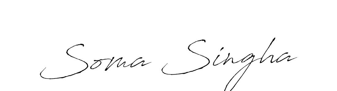 You should practise on your own different ways (Antro_Vectra) to write your name (Soma Singha) in signature. don't let someone else do it for you. Soma Singha signature style 6 images and pictures png