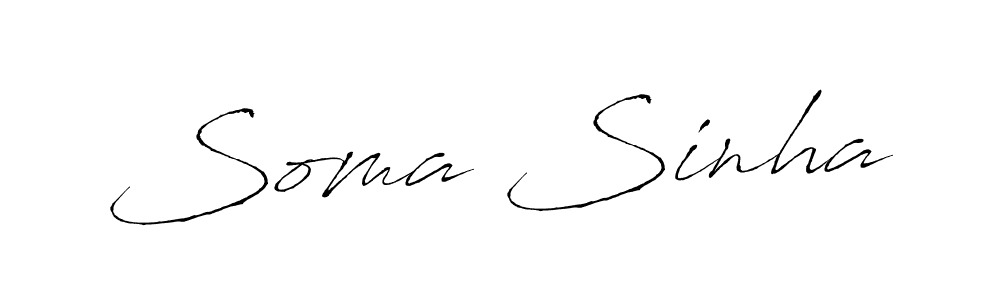 Soma Sinha stylish signature style. Best Handwritten Sign (Antro_Vectra) for my name. Handwritten Signature Collection Ideas for my name Soma Sinha. Soma Sinha signature style 6 images and pictures png