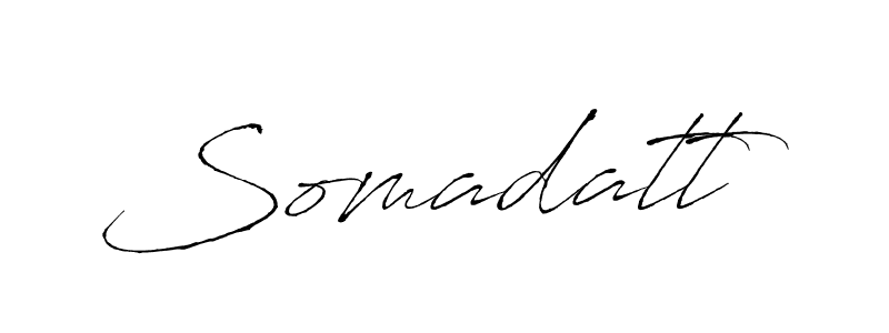 Make a beautiful signature design for name Somadatt. Use this online signature maker to create a handwritten signature for free. Somadatt signature style 6 images and pictures png