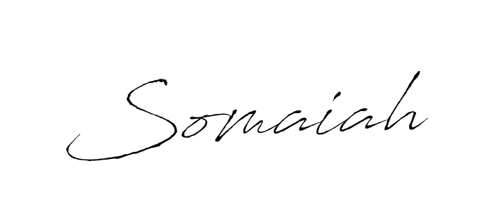 You should practise on your own different ways (Antro_Vectra) to write your name (Somaiah) in signature. don't let someone else do it for you. Somaiah signature style 6 images and pictures png