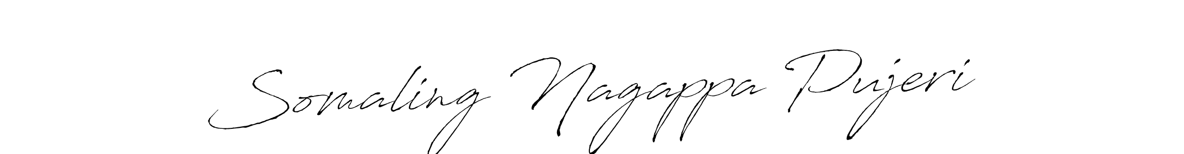 Make a beautiful signature design for name Somaling Nagappa Pujeri. Use this online signature maker to create a handwritten signature for free. Somaling Nagappa Pujeri signature style 6 images and pictures png