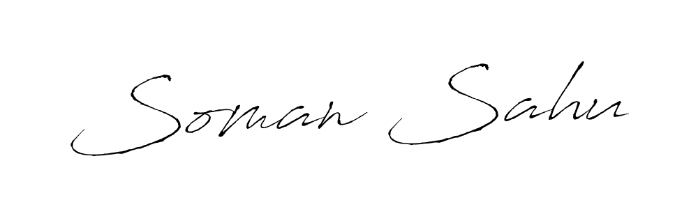 How to make Soman Sahu signature? Antro_Vectra is a professional autograph style. Create handwritten signature for Soman Sahu name. Soman Sahu signature style 6 images and pictures png