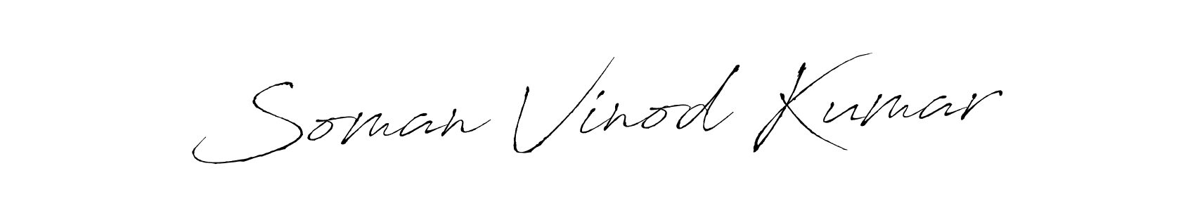 You should practise on your own different ways (Antro_Vectra) to write your name (Soman Vinod Kumar) in signature. don't let someone else do it for you. Soman Vinod Kumar signature style 6 images and pictures png