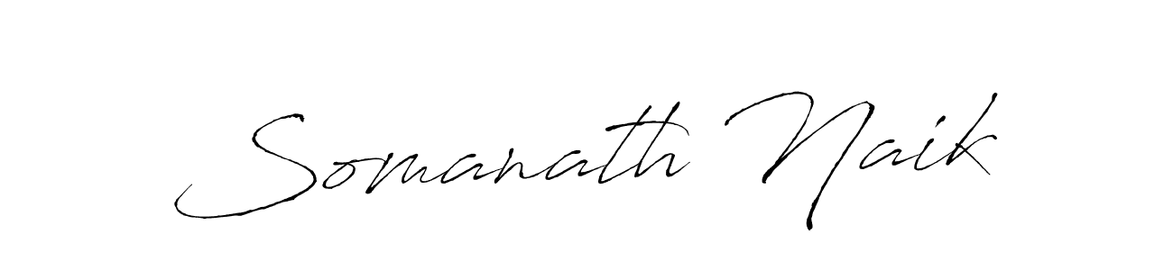 Design your own signature with our free online signature maker. With this signature software, you can create a handwritten (Antro_Vectra) signature for name Somanath Naik. Somanath Naik signature style 6 images and pictures png