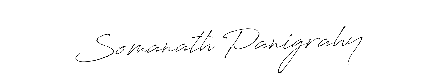Make a beautiful signature design for name Somanath Panigrahy. With this signature (Antro_Vectra) style, you can create a handwritten signature for free. Somanath Panigrahy signature style 6 images and pictures png