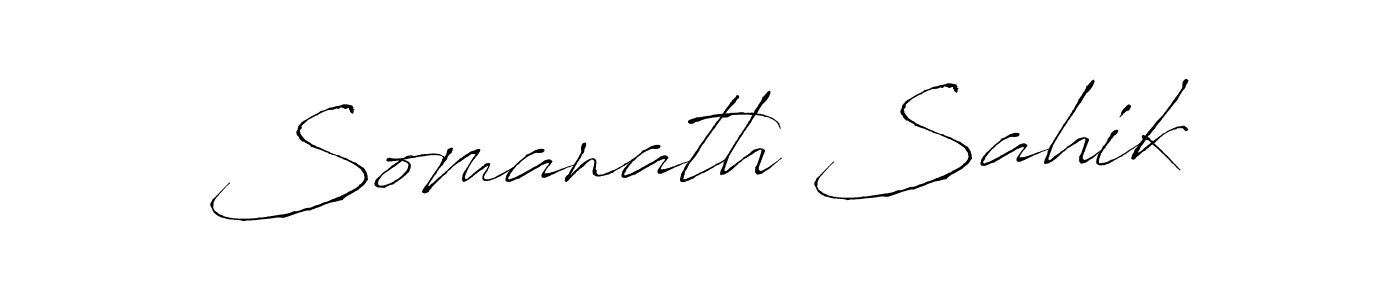 It looks lik you need a new signature style for name Somanath Sahik. Design unique handwritten (Antro_Vectra) signature with our free signature maker in just a few clicks. Somanath Sahik signature style 6 images and pictures png