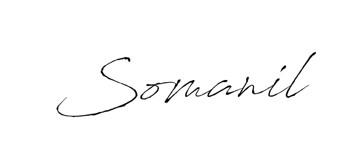 Somanil stylish signature style. Best Handwritten Sign (Antro_Vectra) for my name. Handwritten Signature Collection Ideas for my name Somanil. Somanil signature style 6 images and pictures png