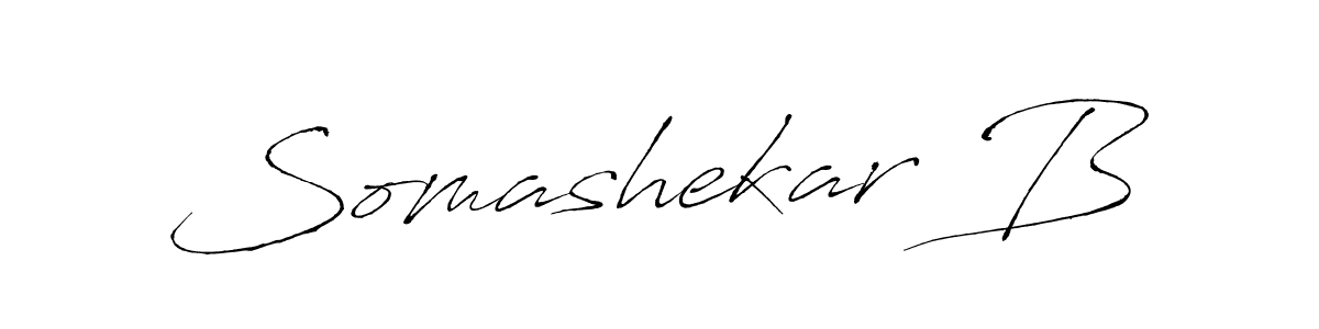 Somashekar B stylish signature style. Best Handwritten Sign (Antro_Vectra) for my name. Handwritten Signature Collection Ideas for my name Somashekar B. Somashekar B signature style 6 images and pictures png