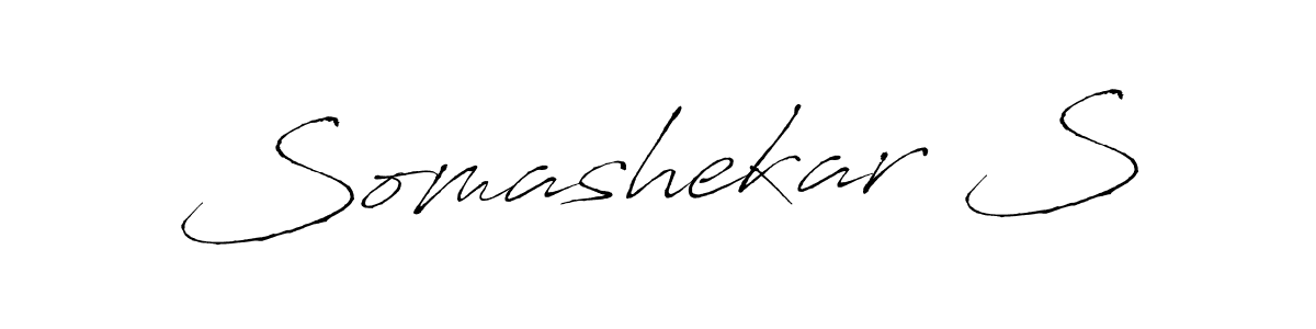 Use a signature maker to create a handwritten signature online. With this signature software, you can design (Antro_Vectra) your own signature for name Somashekar S. Somashekar S signature style 6 images and pictures png