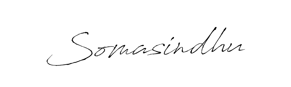 Somasindhu stylish signature style. Best Handwritten Sign (Antro_Vectra) for my name. Handwritten Signature Collection Ideas for my name Somasindhu. Somasindhu signature style 6 images and pictures png