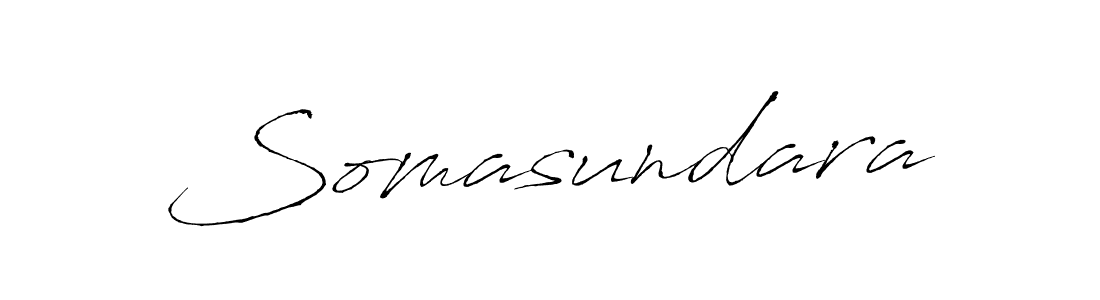 How to make Somasundara name signature. Use Antro_Vectra style for creating short signs online. This is the latest handwritten sign. Somasundara signature style 6 images and pictures png