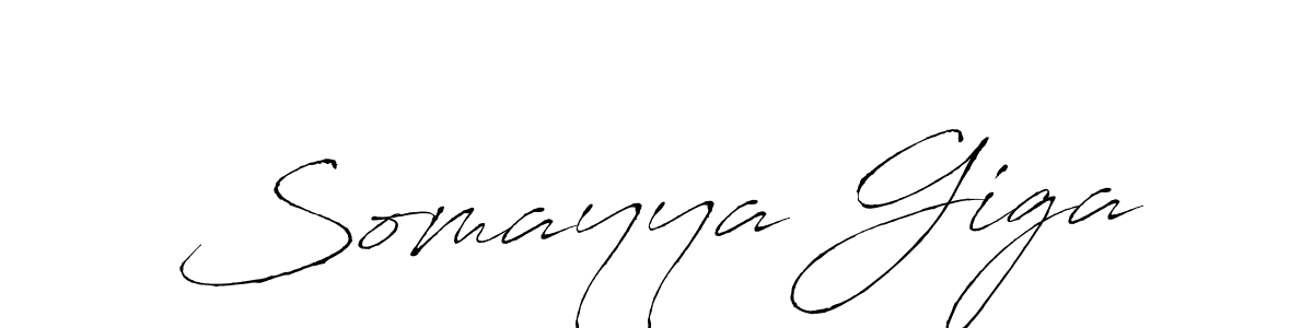 It looks lik you need a new signature style for name Somayya Giga. Design unique handwritten (Antro_Vectra) signature with our free signature maker in just a few clicks. Somayya Giga signature style 6 images and pictures png