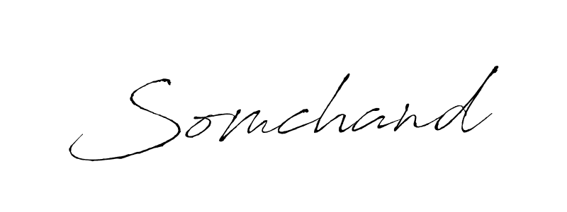 You should practise on your own different ways (Antro_Vectra) to write your name (Somchand) in signature. don't let someone else do it for you. Somchand signature style 6 images and pictures png