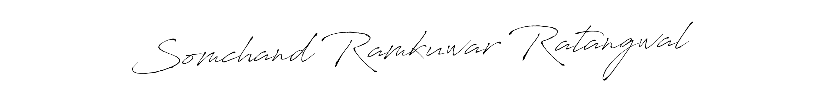 This is the best signature style for the Somchand Ramkuwar Ratangwal name. Also you like these signature font (Antro_Vectra). Mix name signature. Somchand Ramkuwar Ratangwal signature style 6 images and pictures png