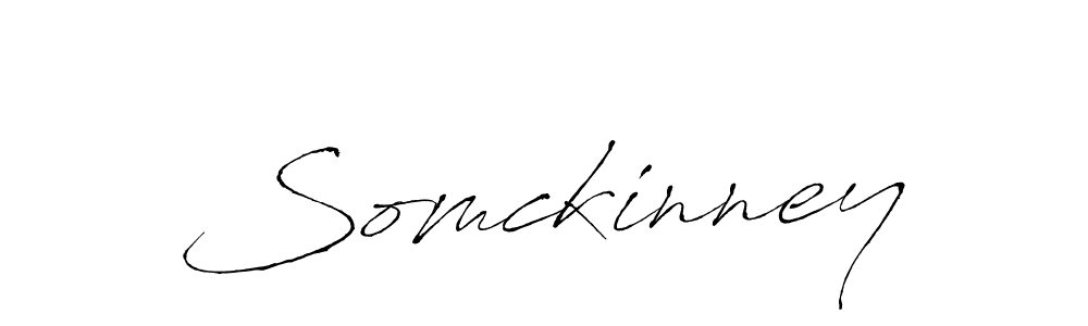 Use a signature maker to create a handwritten signature online. With this signature software, you can design (Antro_Vectra) your own signature for name Somckinney. Somckinney signature style 6 images and pictures png