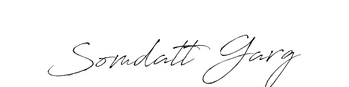 How to Draw Somdatt Garg signature style? Antro_Vectra is a latest design signature styles for name Somdatt Garg. Somdatt Garg signature style 6 images and pictures png