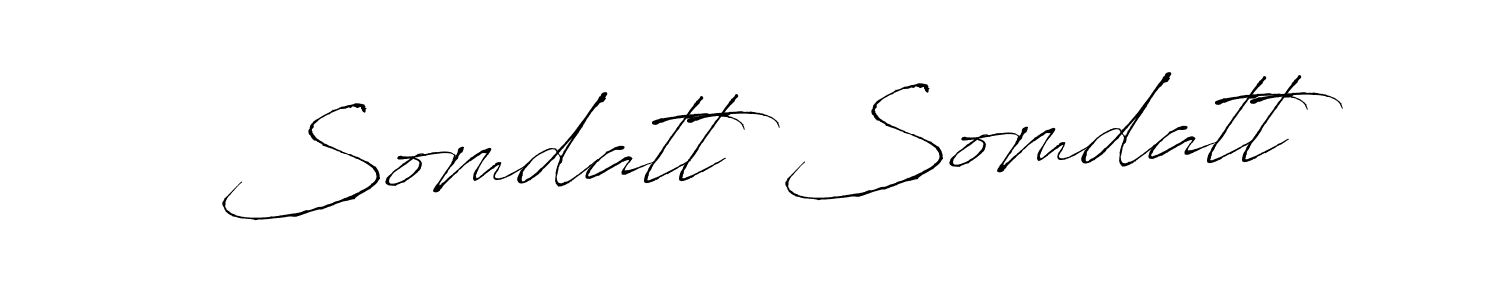 Similarly Antro_Vectra is the best handwritten signature design. Signature creator online .You can use it as an online autograph creator for name Somdatt Somdatt. Somdatt Somdatt signature style 6 images and pictures png