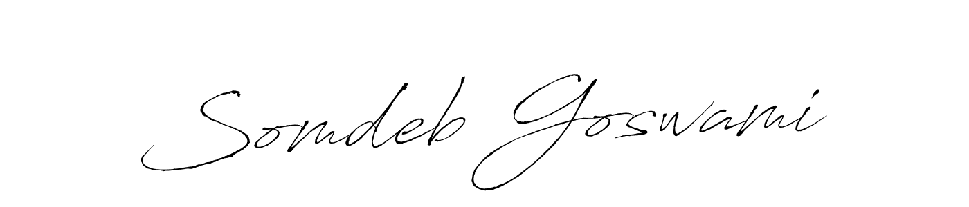 The best way (Antro_Vectra) to make a short signature is to pick only two or three words in your name. The name Somdeb Goswami include a total of six letters. For converting this name. Somdeb Goswami signature style 6 images and pictures png