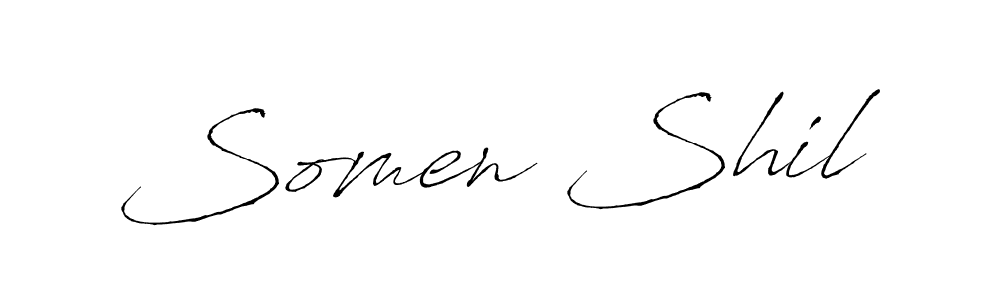 You should practise on your own different ways (Antro_Vectra) to write your name (Somen Shil) in signature. don't let someone else do it for you. Somen Shil signature style 6 images and pictures png