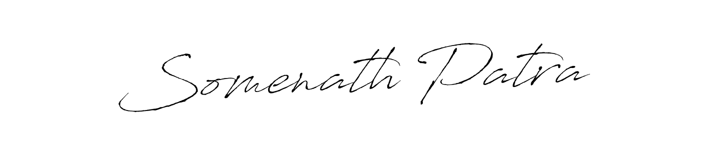 Make a beautiful signature design for name Somenath Patra. With this signature (Antro_Vectra) style, you can create a handwritten signature for free. Somenath Patra signature style 6 images and pictures png