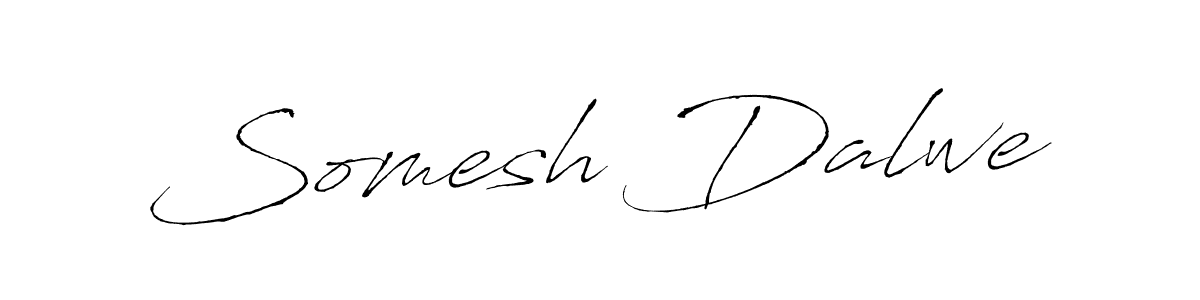 The best way (Antro_Vectra) to make a short signature is to pick only two or three words in your name. The name Somesh Dalwe include a total of six letters. For converting this name. Somesh Dalwe signature style 6 images and pictures png