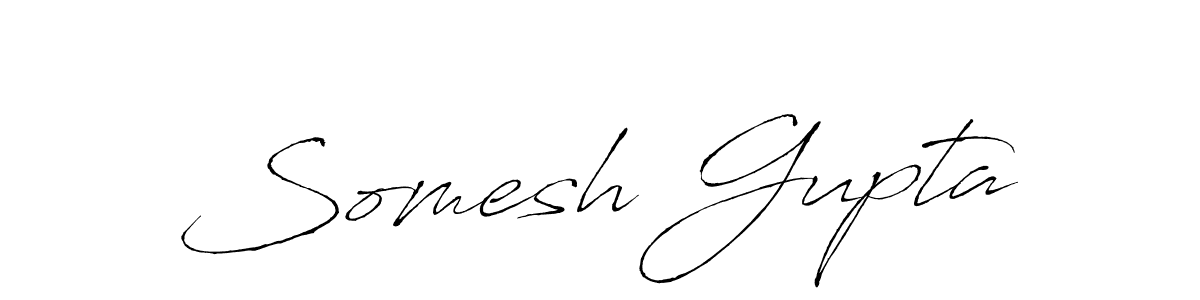 Somesh Gupta stylish signature style. Best Handwritten Sign (Antro_Vectra) for my name. Handwritten Signature Collection Ideas for my name Somesh Gupta. Somesh Gupta signature style 6 images and pictures png