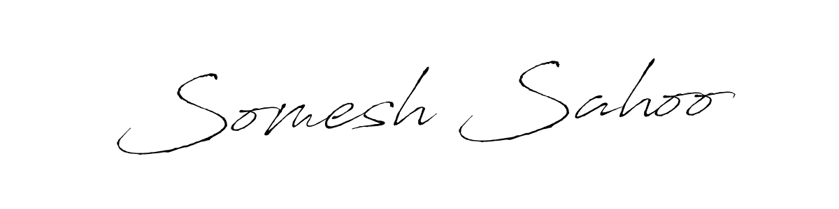 Also we have Somesh Sahoo name is the best signature style. Create professional handwritten signature collection using Antro_Vectra autograph style. Somesh Sahoo signature style 6 images and pictures png