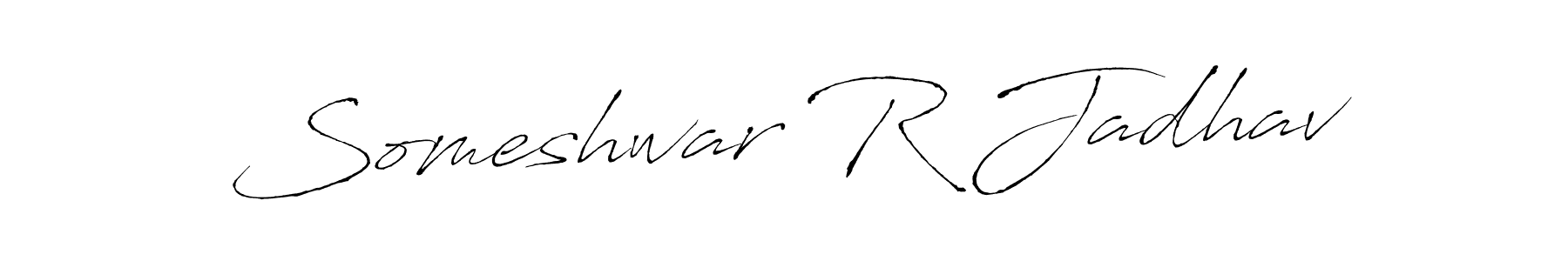 Also we have Someshwar R Jadhav name is the best signature style. Create professional handwritten signature collection using Antro_Vectra autograph style. Someshwar R Jadhav signature style 6 images and pictures png