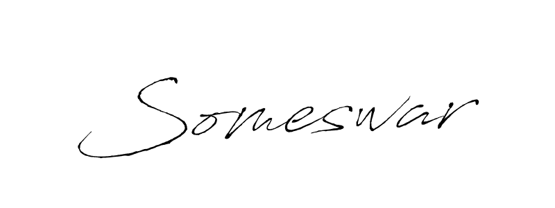 Someswar stylish signature style. Best Handwritten Sign (Antro_Vectra) for my name. Handwritten Signature Collection Ideas for my name Someswar. Someswar signature style 6 images and pictures png