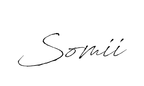 Also we have Somii name is the best signature style. Create professional handwritten signature collection using Antro_Vectra autograph style. Somii signature style 6 images and pictures png