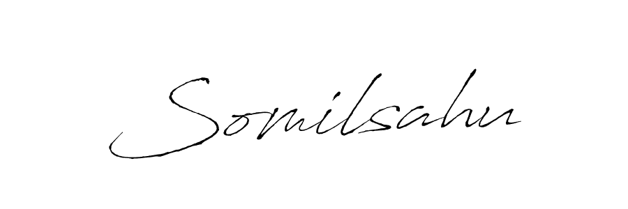 Also we have Somilsahu name is the best signature style. Create professional handwritten signature collection using Antro_Vectra autograph style. Somilsahu signature style 6 images and pictures png