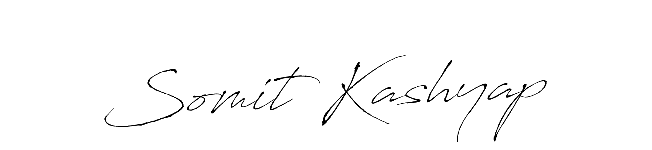 Use a signature maker to create a handwritten signature online. With this signature software, you can design (Antro_Vectra) your own signature for name Somit Kashyap. Somit Kashyap signature style 6 images and pictures png