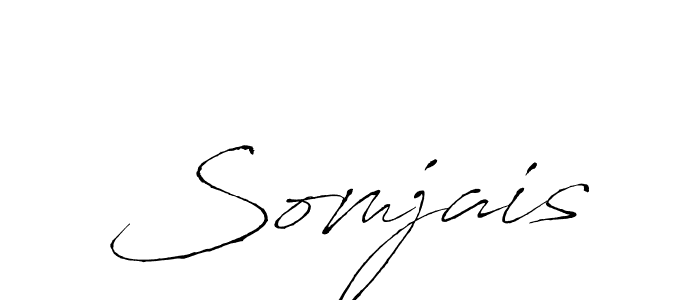 Design your own signature with our free online signature maker. With this signature software, you can create a handwritten (Antro_Vectra) signature for name Somjais. Somjais signature style 6 images and pictures png