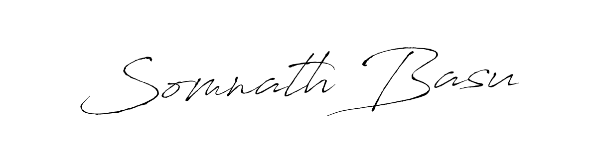 Somnath Basu stylish signature style. Best Handwritten Sign (Antro_Vectra) for my name. Handwritten Signature Collection Ideas for my name Somnath Basu. Somnath Basu signature style 6 images and pictures png