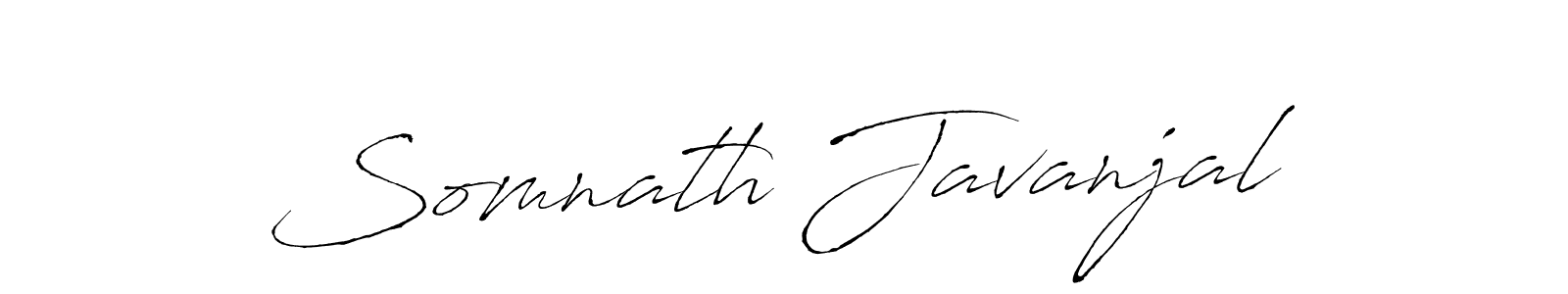 Create a beautiful signature design for name Somnath Javanjal. With this signature (Antro_Vectra) fonts, you can make a handwritten signature for free. Somnath Javanjal signature style 6 images and pictures png