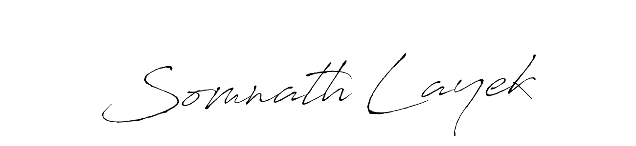 Design your own signature with our free online signature maker. With this signature software, you can create a handwritten (Antro_Vectra) signature for name Somnath Layek. Somnath Layek signature style 6 images and pictures png