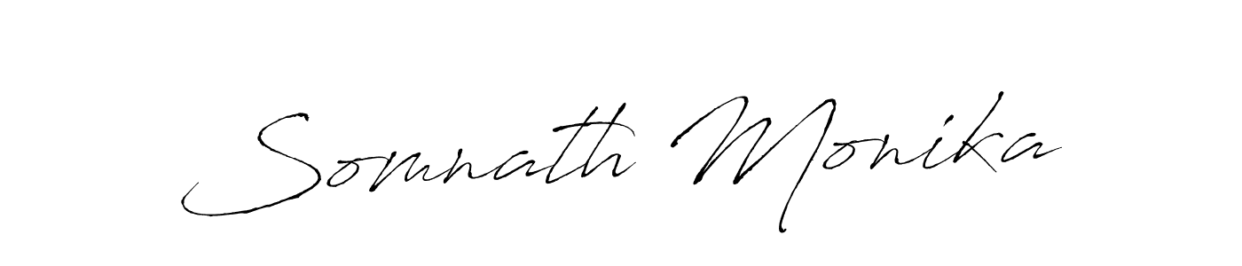 Antro_Vectra is a professional signature style that is perfect for those who want to add a touch of class to their signature. It is also a great choice for those who want to make their signature more unique. Get Somnath Monika name to fancy signature for free. Somnath Monika signature style 6 images and pictures png