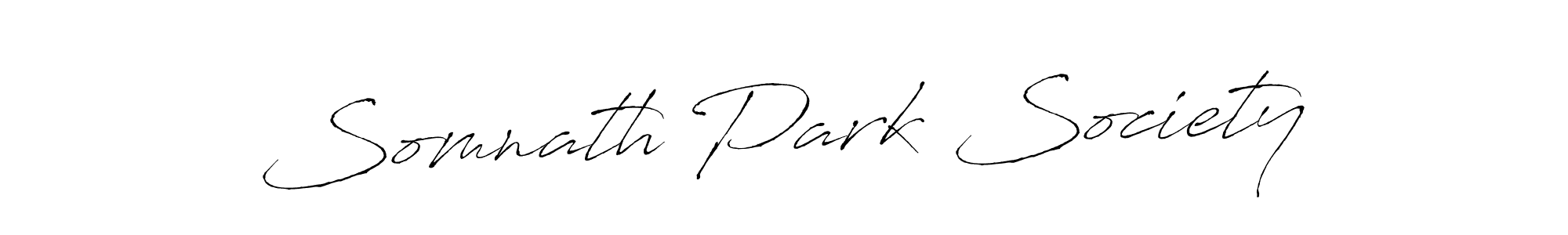 Use a signature maker to create a handwritten signature online. With this signature software, you can design (Antro_Vectra) your own signature for name Somnath Park Society. Somnath Park Society signature style 6 images and pictures png