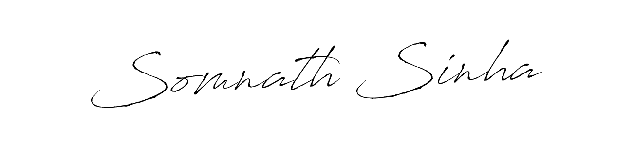 Create a beautiful signature design for name Somnath Sinha. With this signature (Antro_Vectra) fonts, you can make a handwritten signature for free. Somnath Sinha signature style 6 images and pictures png