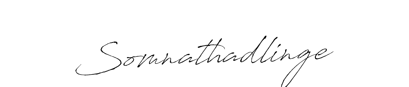 Create a beautiful signature design for name Somnathadlinge. With this signature (Antro_Vectra) fonts, you can make a handwritten signature for free. Somnathadlinge signature style 6 images and pictures png