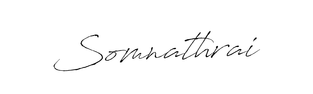 Make a beautiful signature design for name Somnathrai. With this signature (Antro_Vectra) style, you can create a handwritten signature for free. Somnathrai signature style 6 images and pictures png