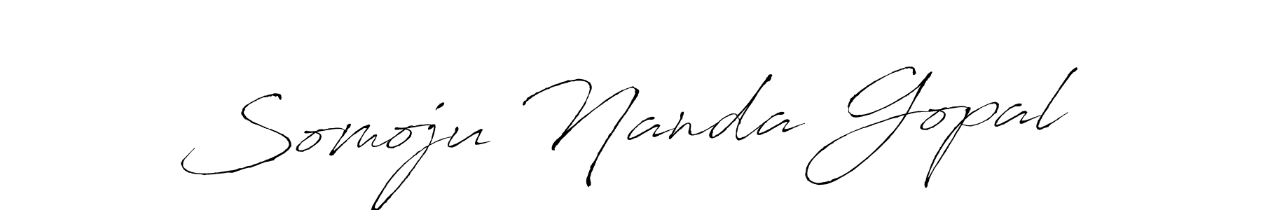 Also You can easily find your signature by using the search form. We will create Somoju Nanda Gopal name handwritten signature images for you free of cost using Antro_Vectra sign style. Somoju Nanda Gopal signature style 6 images and pictures png