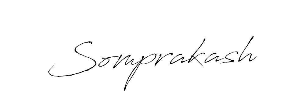 Somprakash stylish signature style. Best Handwritten Sign (Antro_Vectra) for my name. Handwritten Signature Collection Ideas for my name Somprakash. Somprakash signature style 6 images and pictures png