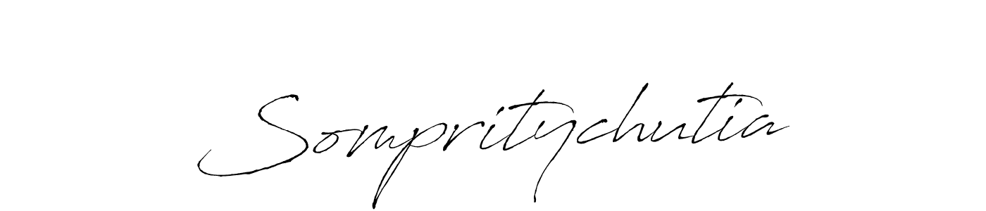 Use a signature maker to create a handwritten signature online. With this signature software, you can design (Antro_Vectra) your own signature for name Sompritychutia. Sompritychutia signature style 6 images and pictures png