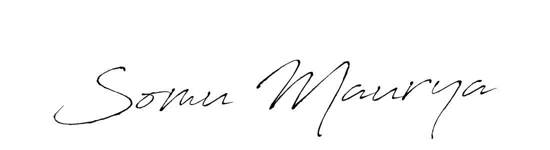 You should practise on your own different ways (Antro_Vectra) to write your name (Somu Maurya) in signature. don't let someone else do it for you. Somu Maurya signature style 6 images and pictures png