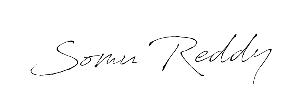 How to make Somu Reddy signature? Antro_Vectra is a professional autograph style. Create handwritten signature for Somu Reddy name. Somu Reddy signature style 6 images and pictures png