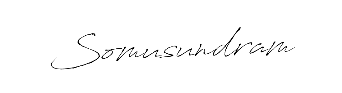 Design your own signature with our free online signature maker. With this signature software, you can create a handwritten (Antro_Vectra) signature for name Somusundram. Somusundram signature style 6 images and pictures png