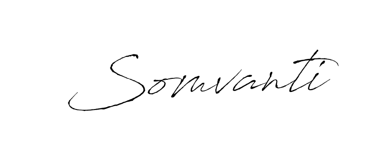 The best way (Antro_Vectra) to make a short signature is to pick only two or three words in your name. The name Somvanti include a total of six letters. For converting this name. Somvanti signature style 6 images and pictures png