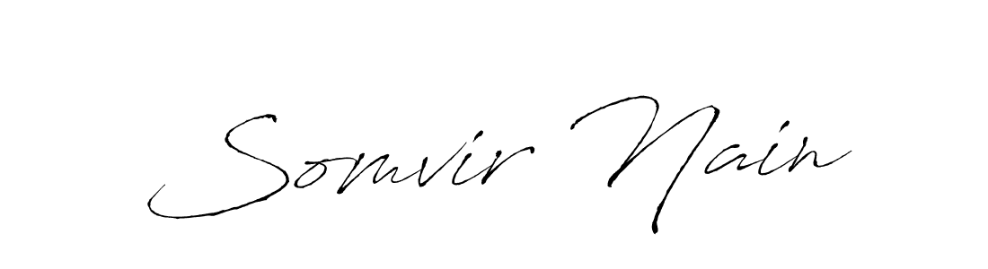 Antro_Vectra is a professional signature style that is perfect for those who want to add a touch of class to their signature. It is also a great choice for those who want to make their signature more unique. Get Somvir Nain name to fancy signature for free. Somvir Nain signature style 6 images and pictures png